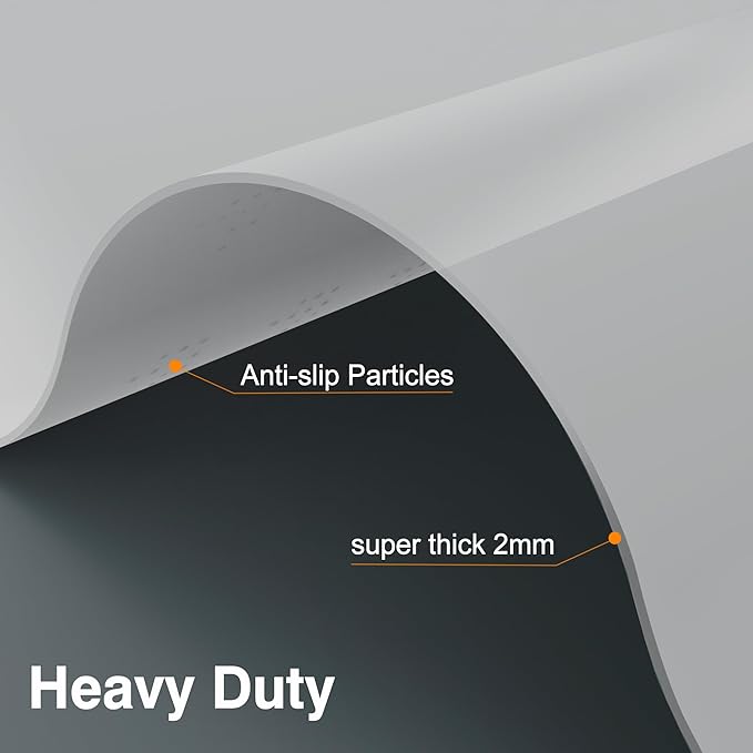 AECHY Silicone Mats for Kitchen Counter 47"x23.6"x0.08”, Largest Heat Resistant Mat Shipped Rolled Up Kitchen Island Silicone Countertop Protector Mat Nonslip Extra Large Counter Mat, Translucent