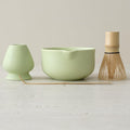Matcha Kit - Premium Matcha Whisk Set with Traditional Bamboo Tools, Ideal Matcha Tea Set for Home (Mint Green)