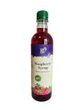 DROP Pure Organic Rasberry Flavor Bio Syrup-16.9oz (500ml), Natural 30% Concentrate Fruit Syrups,Great For Cocktails,Bevarages,Coffee,Shaved Ice and Ice-Cream,Gluten-Free, NON-GMO Snow Cone Syrup,