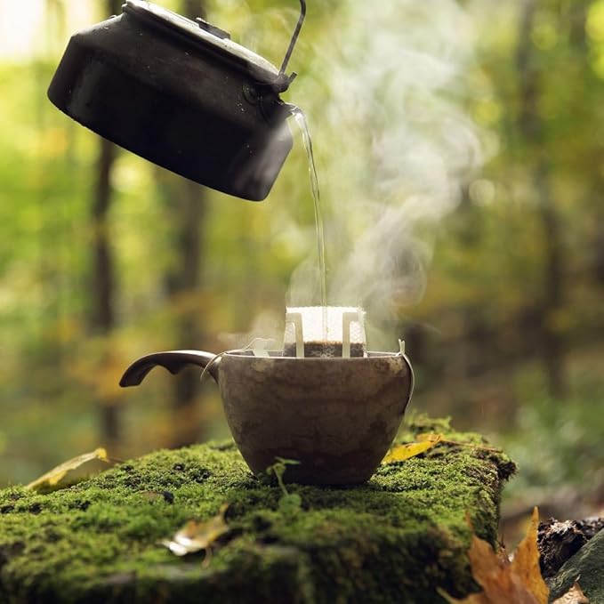 Tribo Coffee Single-Serve Portable Pour Over Drip Coffee - Privateer's Reserve Variety - 5 Servings (Light - Medium Roast)