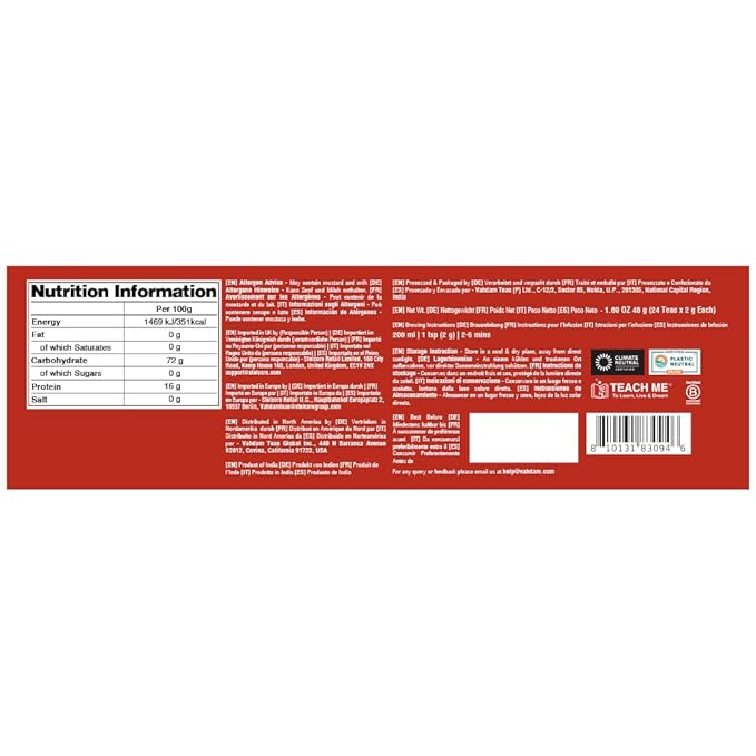 Limited Edition - Advent Calendar 2025 Folding Gift Box | 24 Unique Loose Leaf Teas - Holiday Gift Pack | Christmas Advent Calendar 2025 for Adults, Advent Calendar 2025 Adult Women and Men | VAHDAM