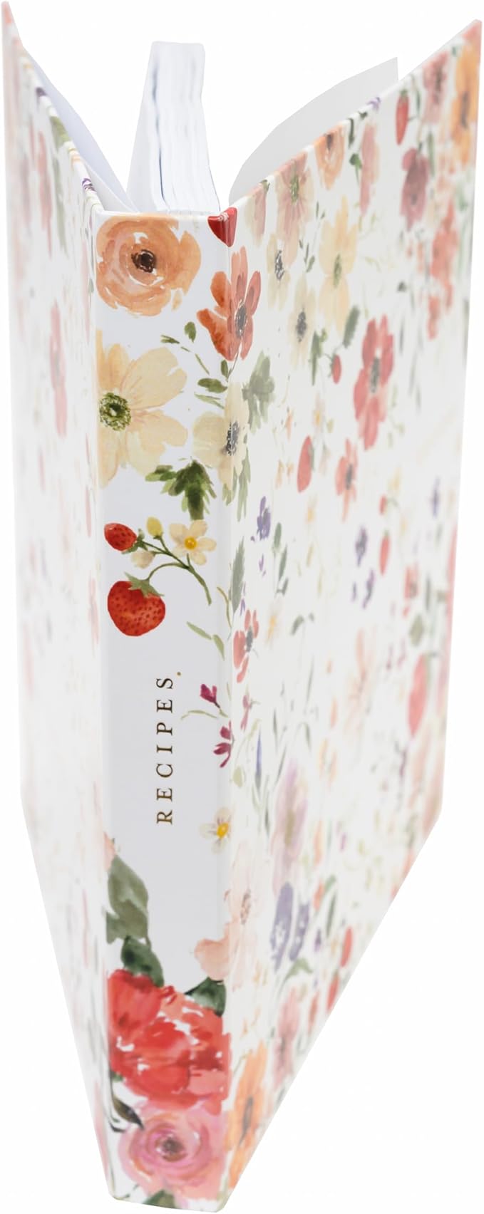 Itsy Belle Studio Make Your Own Cookbook – Blank Recipe Book to Write in Your Own Recipes | Hidden Spiral Bound Personalized Recipe Binder with back pocket & Conversion Charts | Holds 240 Recipes