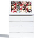 50 Pack 9 ½" x 6" x 2" Cookies Macaron Boxes for 12, Bakery Cakesicle Chocolate Covered Strawberries Boxes with Window Ore Cocoa Bombs Pastry Chocolate Boxes