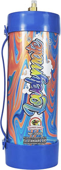 Whipped Cream Charger Tank 3.3L 2000G Whip Cream Charger Cylinder Food Grade Flavored (Tips Included) (1, Rainbow candy)