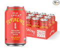 De La Calle Tepache - Mango Chili - Modern Mexican Soda - Craft Fermented Pineapple Sparkling Beverage - Certified Organic, Antioxidant Rich, Non-Alcoholic, Healthy Soda, Low Sugar, Low Calorie, Non-GMO