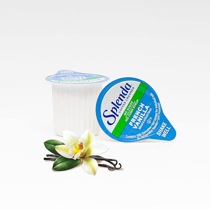 SPLENDA Single Serve Coffee Creamer Cups, Sugar Free French Vanilla, 48 Count (Pack of 2)