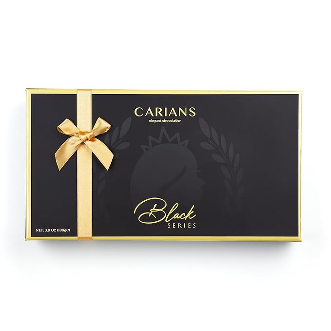 CARIANS Assorted Gourmet Chocolate Truffles Box, Luxury Candy Gift Basket with Dark, Milk & Hazelnut Truffles, Great For Gift Giving, Anniversary, Thanksgiving, Christmas