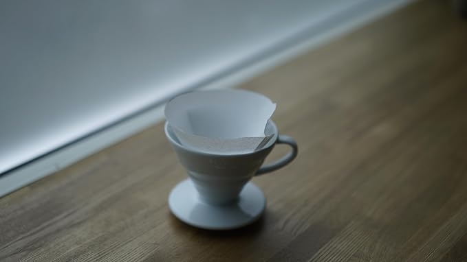 Hario V60 Paper Coffee Filter, Size 03, White, 100ct