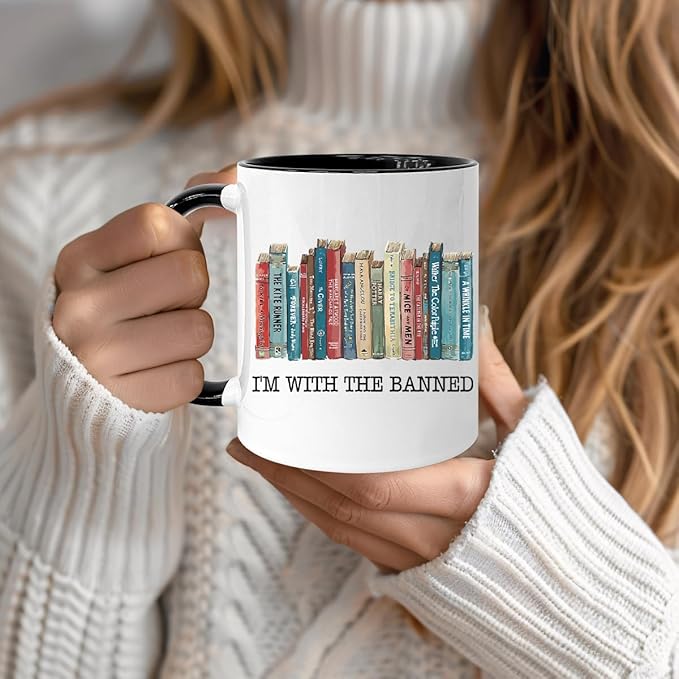 Gifts For Book Lovers, Book Lovers Gifts For Women, Book Themed Gifts for Teacher, Librarian Mug for Women, Christmas Gifts for Book Lovers Bookworm, Book Accessories, 11oz Coffee Mug