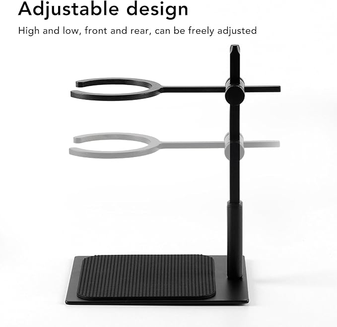 AUNMAS Adjustable Aluminum Alloy Pour Over Coffee Stand Dripper Station, Easy To Operate, Portable for Home and Office Use