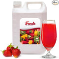 Fanale Premium Flavoring Concentrated Syrup for Bubble Tea | Strawberry Flavor Syrup | for Boba Tea, Smoothies, Slushes, Desserts | 11 pound Pack of 4 | SRP010-CS