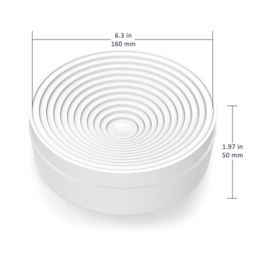 Labasics Plastic Flask Stand, Stackable Polypropylene Round Bottom Flask Stand Flask Holder for Round Bottom Flasks up to 10 L, 160 mm