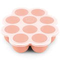KeaBabies Silicone Food Freezer Trays with Lid, 2oz x 10 Pods Baby Food Storage Containers, Easy Puree Meal Prep, Breast Milk Silicone Freezer Molds, Dishwasher,Microwave Safe,BPA-Free(Roseate)