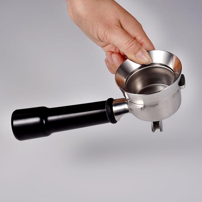 54mm Magnetic Dosing Funnel V2, MATOW Stainless Steel Espresso Dosing Ring with 8 Magnets Compatible with Breville 54mm Portafilter