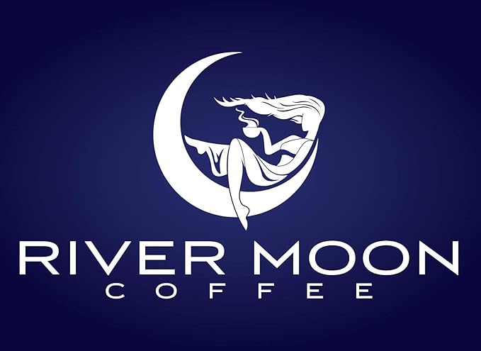 River Moon Coffee, Kona Coffee Whole Bean, Medium Roast, 5 lbs, Kona Waves Hawaiian Blend, Sustainably Farmed, 100% Arabica