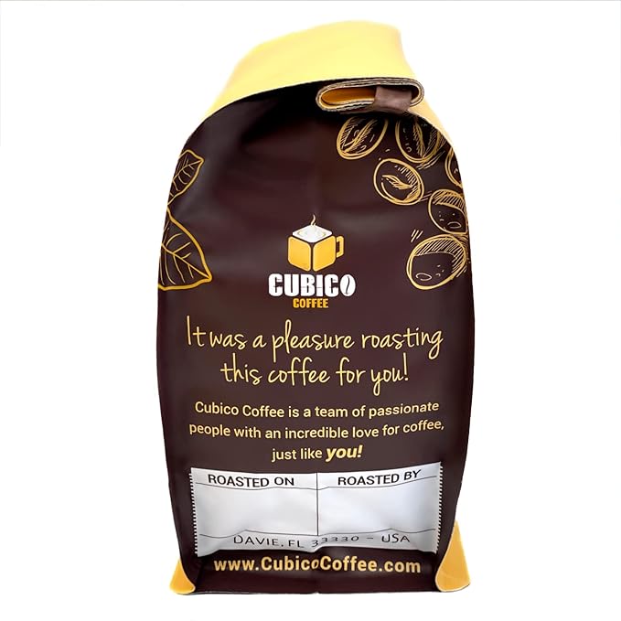 Cubico Coffee Medium Roast Rwanda Kopakaki Single Origin Coffee Pods, 10 Count, K-Cup Compatible Brewers