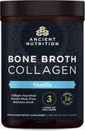 Ancient Nutrition Collagen Powder, Bone Broth Collagen, Vanilla, Hydrolyzed Multi Collagen Peptides, Supports Skin and Nails, Joint Supplement, 30 Servings, 18.3oz