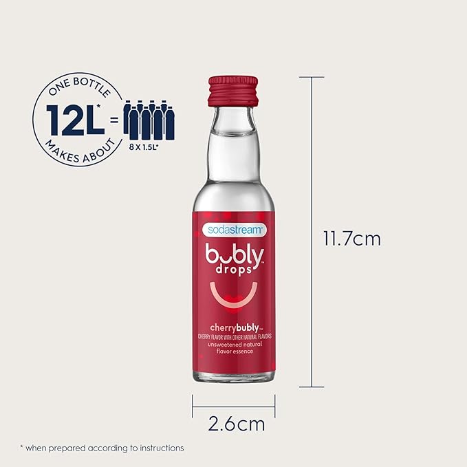 SodaStream bubly Drops, Grapefruit, 1.36oz (Pack of 3)