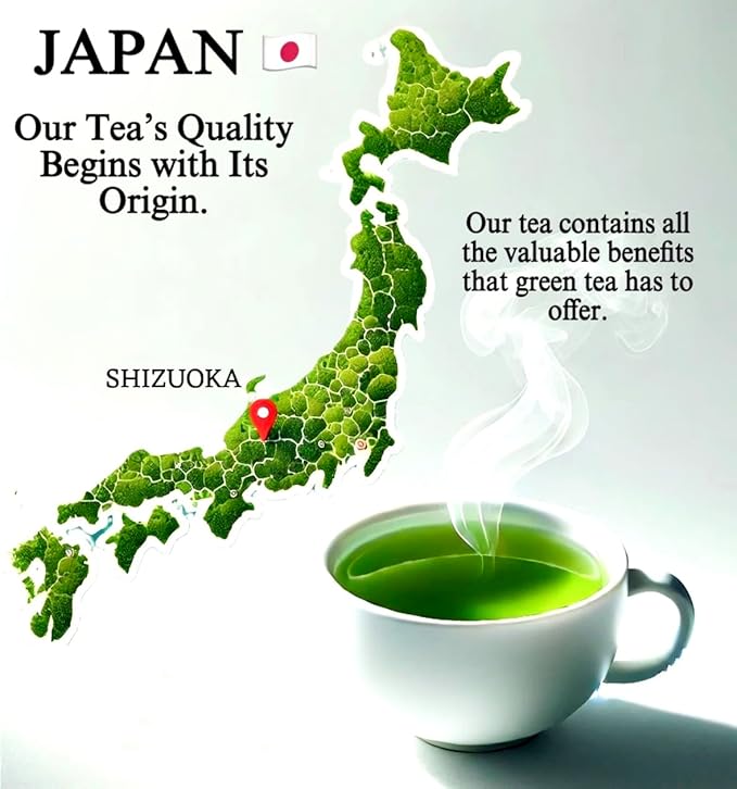 One With Tea – Organic Genmaicha with Matcha – Japanese Green Tea Blend with Roasted Brown Rice & Vibrant Matcha – Nutty, Umami-Rich & Smooth – Loose Leaf – USDA Certified Organic