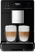 Miele CM 5300 Automatic Bean-to-Cup Coffee Maker - With OneTouch for Two, AromaticSystem, Individual Profile Settings, and Cleaning Programs, in Obsidian Black