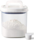 Rice Dispenser,10 Lbs Rice Container Storage with Measuring Cup Food Cereal Container Bins Household for Kitchen Pantry Organization