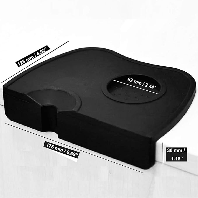 Coffee Tamper Mat Silicone Corner Tamping Mat (Medium)