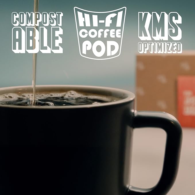 BestCUP Compostable Coffee Pods for Keurig: 16CT Extra Strong Dark Roast Coffee K Cups - Bold Rich With Notes of Chocolate | Compatible With 1.0 Brewers | Plastic-Free | Single-Serve | 16g Arabica