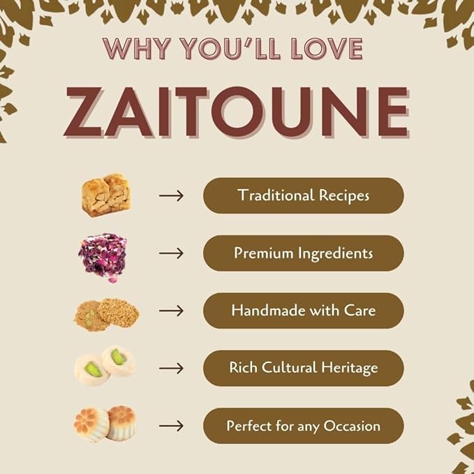 Zaitoune Ghraybeh Cookies - 1.1 lb | Luxurious Traditional Middle Eastern Pistachio Shortbreads Handcrafted in Turkey | Beautiful Reusable Gift Tin | Perfect for Dessert | Great Sharing Present