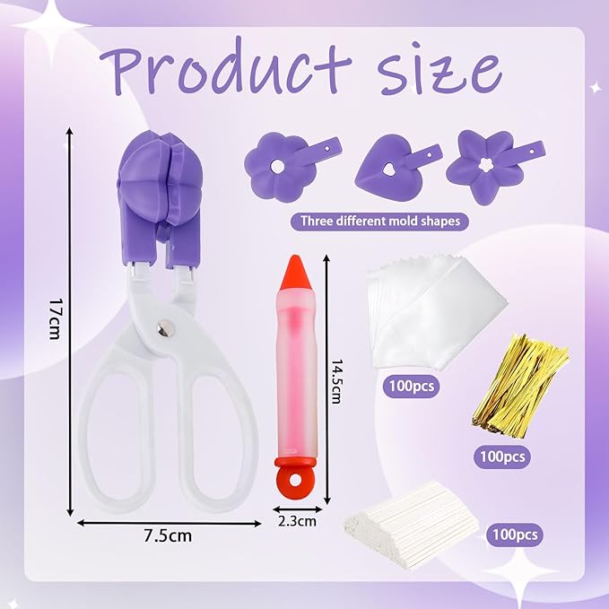 Cake Pop Mold Set - 3 in 1 Detachable Lollipop Cakepop Molds Include 100 Cake Pop Bags Sticks Twist Ties and 1 Decorating Pen for Lollipop Candies Chocolates Baking Supplies