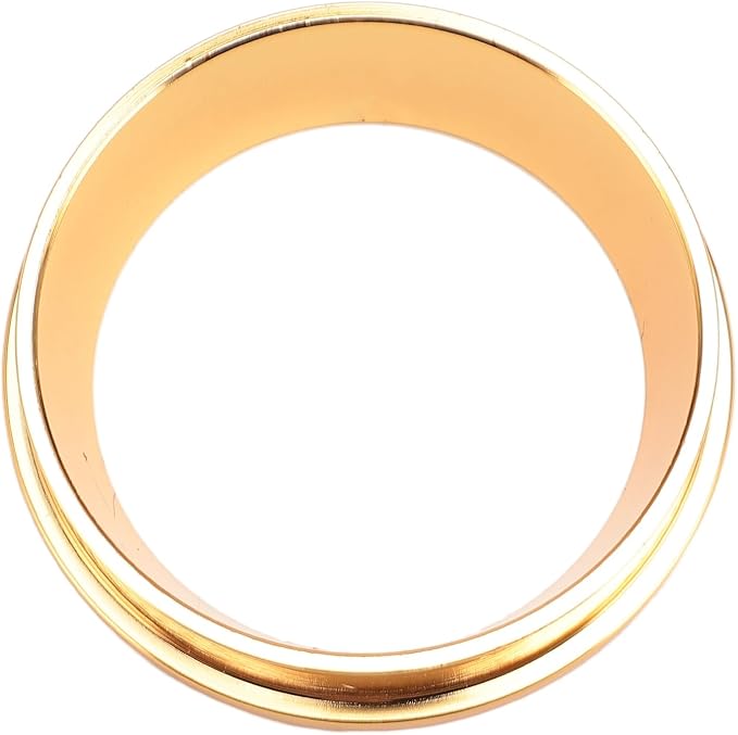 58MM Coffee Dosing Funnel, 304 Stainless Steel Coffee Dosing Ring, Universal Coffee Dosing Ring Replacement for Home Coffee Machine Tools, Gold