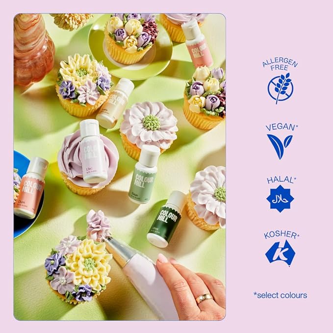 Colour Mill Oil-Based Food Coloring, 20 Milliliters Latte