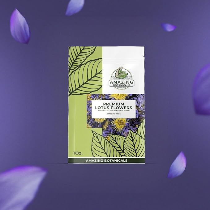 Premium Whole Dried Flower Tea - Natural Loose Leaf Tea Non GMO Caffeine Free Sleepytime Herbal Tea – Excellent Source of Antioxidants - 30 grams