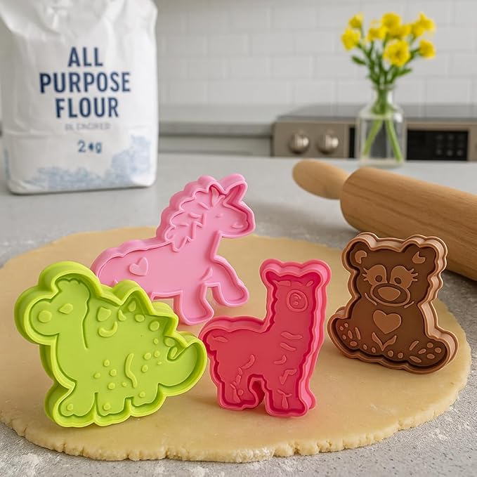 Mrs. Anderson’s Baking Animal Cookie Cutters, BPA Free, Set of 8