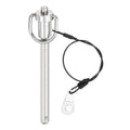 UXCELL 1 Pcs Quick Release Pin, 5/16" x 3" (Dia. x L), Silver, 304 Stainless Steel