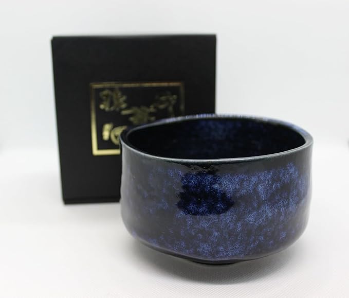 Japanese Traditional Handcrafted Mino Matcha Chawan Tea Bowl Cup Ceremony Tableware Pottery (Seikingama)