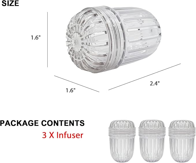 3PCS Small size Fruit Infuser for Wide Mouth Bottles.,Compatible with Stanley,Hydro Flask, Iron Flask, Takeya, ThermoFlask