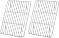2 Pack Cooling Rack for Baking, Homikit 8.7 * 6.3 Inch Small Stainless Steel Metal Roasting Grilling Cooking Racks, Fits Small Toaster Oven, Dishwasher Safe, Heavy duty & Rust Resistant