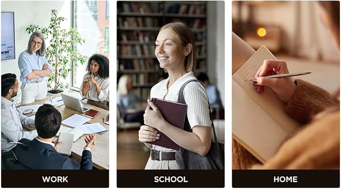 &And Per Se Lined Journal Notebook, 160 Pages, A5 5.7 x 8 inches College Ruled Thick Paper Notebook Journals for Writing, Hardcover Notebooks for Women Men Office School (1 Pack, Cyan)