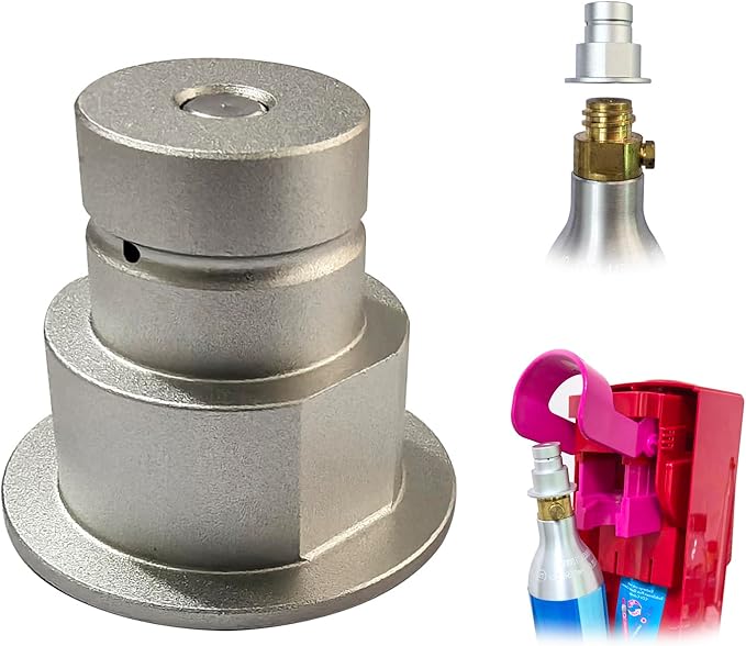 Soda Water CO2 Cylinder Quick Connect Adapter Replacement for Terra DUO ART Sparkling Water Machine, TR21-4 Bottle Refill Accessories
