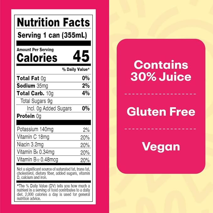 WellWithAll Energy Drink - Natural Caffeine from Tea - Healthy Energy Drink - Lightly Sparkling - Blend of Fruit and Veggie Juices - 12 Oz (Pack of 12) (12 Fl Oz (Pack of 12), Strawberry Lemonade)