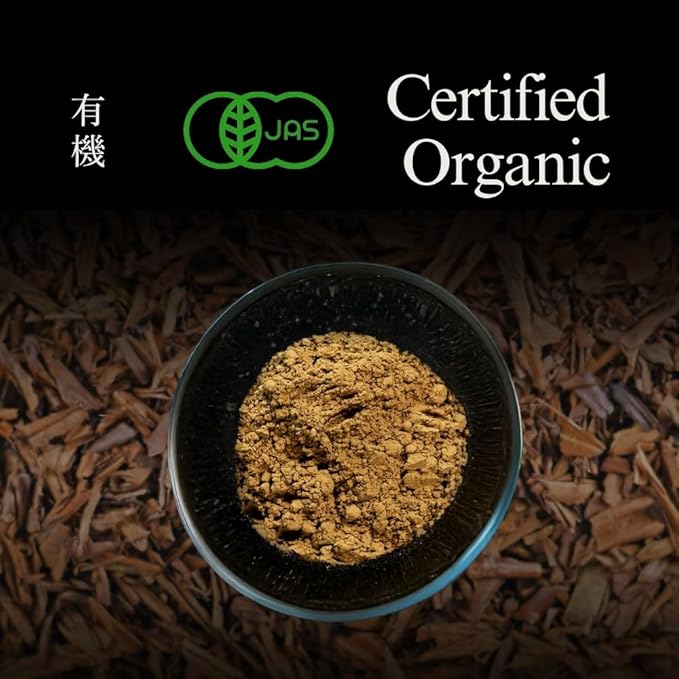 YEDOENSIS Hojicha Powder - Organic Japanese Roasted Green Tea Powder, JAS Certified Organic Vegan Gluten-Free (40g)
