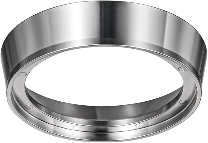 58mm Magnetic Dosing Funnel V2, MATOW Stainless Steel Espresso Dosing Ring with 8 Magnets Compatible with All 58mm Portafilter