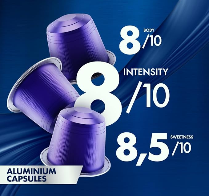 Caffe Borbone Aluminum Coffee Pods, Mia Napoli, Medium Roast, Bold and Intense, Genuine Italian Coffee - Compatible with Nespresso Original, NOT compatible with Vertuo - 100 Count