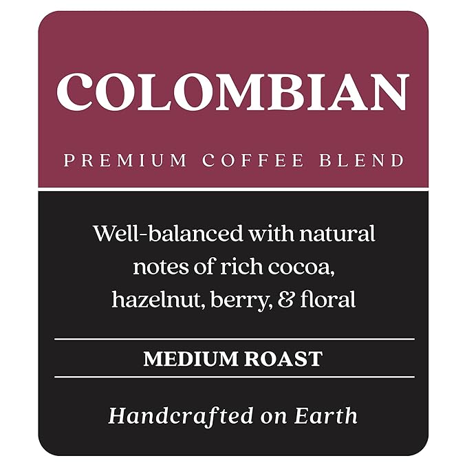 Copper Moon Ground Coffee, Medium Roast, Colombian Blend Decaf 3 Bags 12 oz. Each