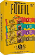 FULFIL Protein Snack Bars, Best Sellers Variety Pack, Gluten Free with 15g Protein, Pantry Staples, 12 Count