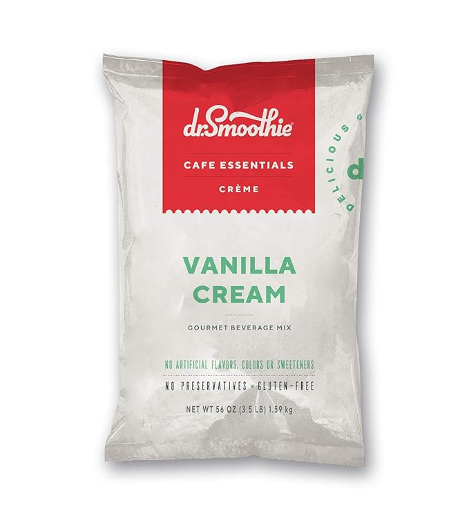 Dr. Smoothie Cafe Essentials Vanilla Cream,, 3.5 Lb ()