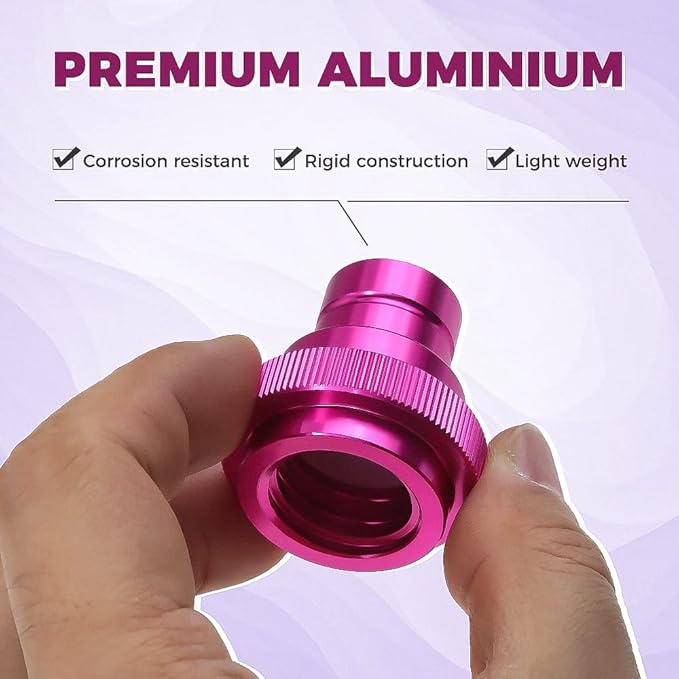 CO2 Quick Adapter for Soda Water Bubbler Compatible with DUO/Terra/Art Sparkling Water Maker, Soda Maker adapter Accessories, Purple