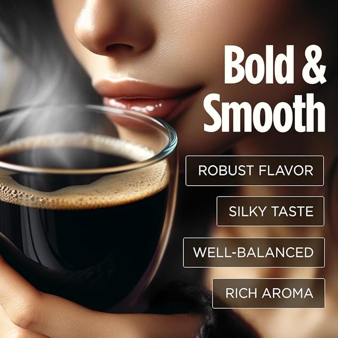 VitaCup Extra Shot Strong Coffee Pods, Bold & Intense Dark Roast w/Espresso Shot, High Caffeine, Vitamin B12, Antioxidants, Recyclable Single Serve Pod Compatible w/Keurig K-Cup Brewers, 16ct