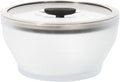 Anyday 8-Cup Microwave Cookware & Glass Container with Glass Lid, Plastic-Free Deep Food Storage | Stackable Airtight Steamer with Vented Lid for Microwave-Safe Reheating, Steaming Vegetables & Rice