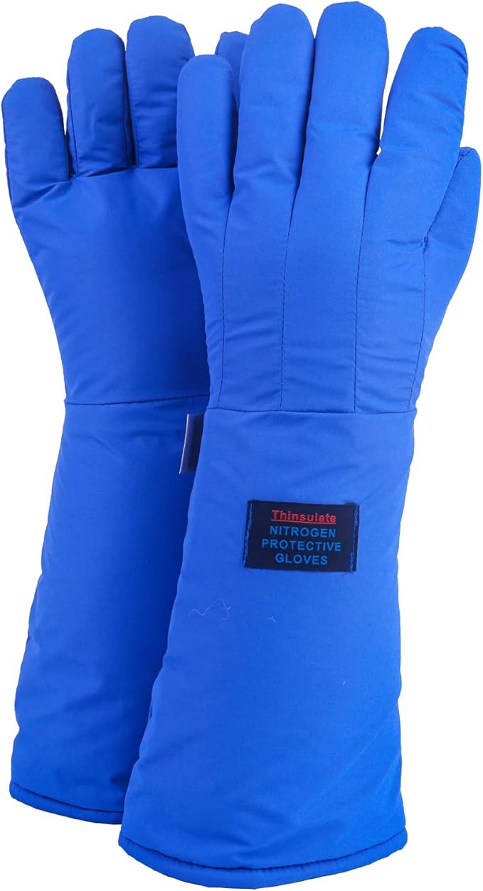 Cryogenic Gloves Low Temperature LN2 Liquid Nitrogen Protective Gloves Cold Storage Safety Frozen Gloves-